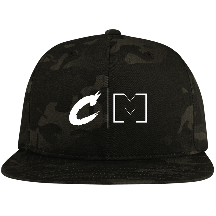 Critically Massive "CM" Flat Bill Snapback (Wide Bill)