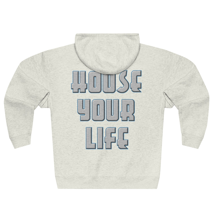 Critically Massive - House Your Life - Premium 2-Sided Full Zip Hoodie