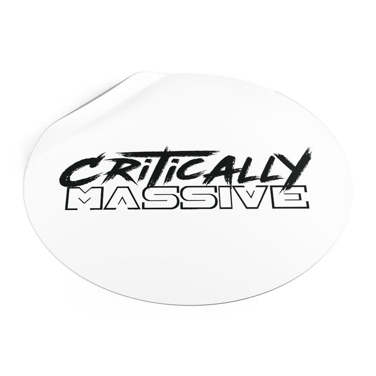 Critically Massive - Round Vinyl Stickers