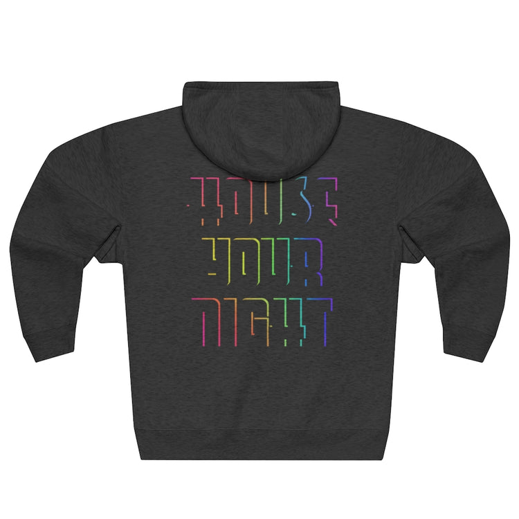 Critically Massive - "House Your Night" 2 Sided Pride Edition - Premium Full Zip Hoodie