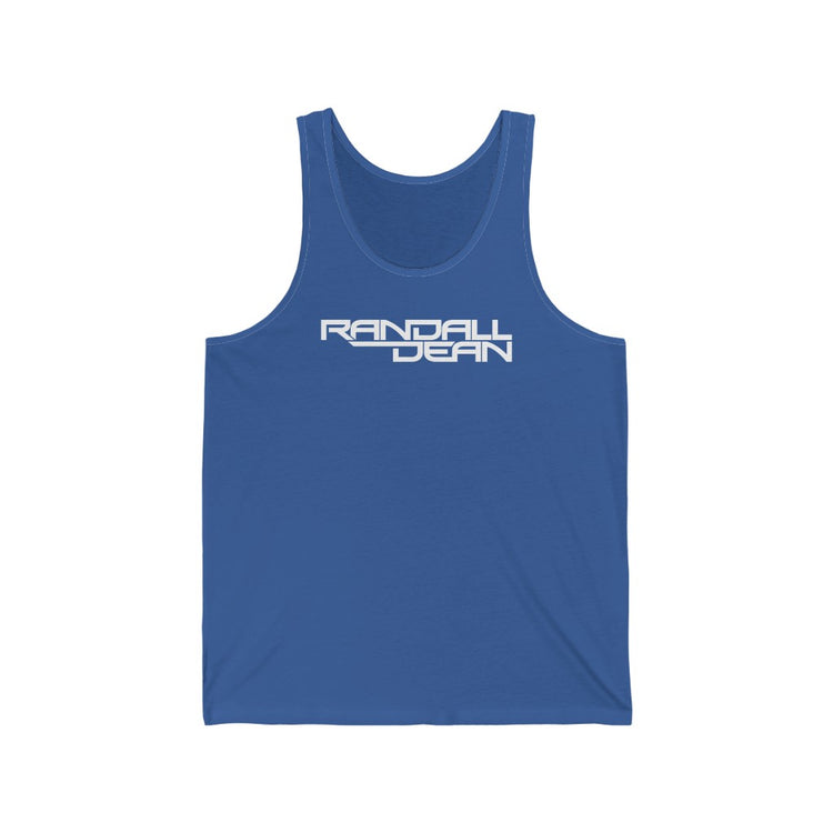 Randall Dean White Print - Unisex Jersey Tank Unisex Jersey Tank