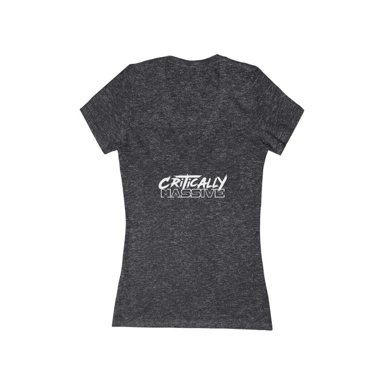 Critically Massive - Women's Jersey Short Sleeve Deep V-Neck Tee