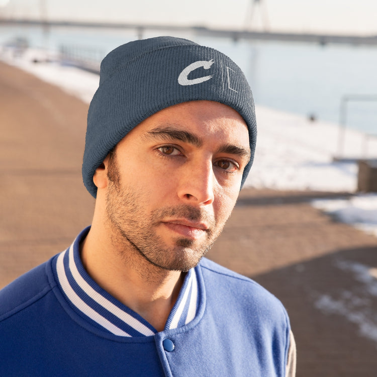 Critically Massive "CM" - Knit Beanie