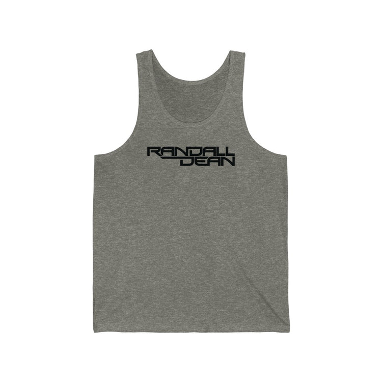 Randall Dean Black Print - Unisex Jersey Tank