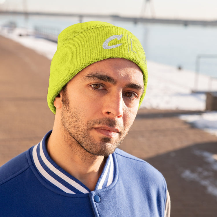 Critically Massive "CM" - Knit Beanie