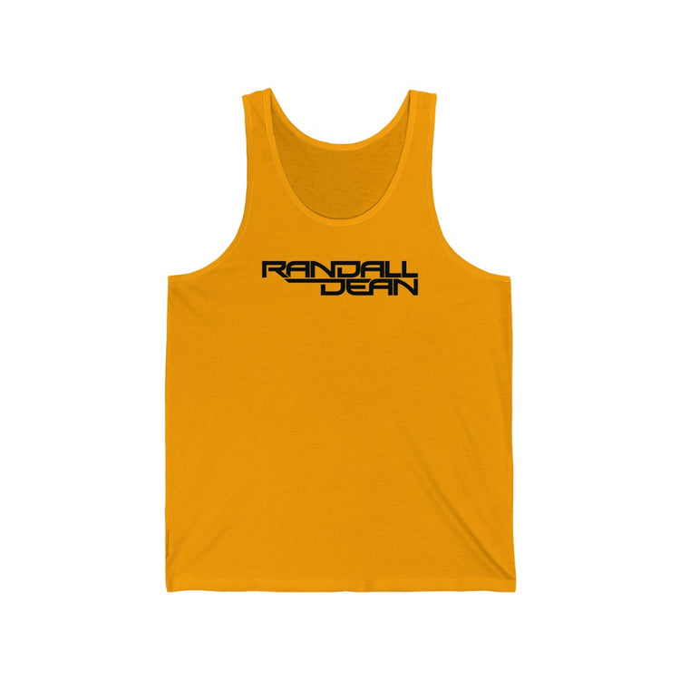 Randall Dean Black Print - Unisex Jersey Tank