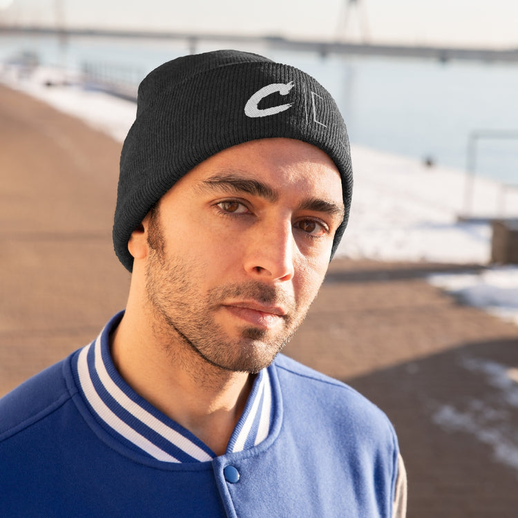 Critically Massive "CM" - Knit Beanie