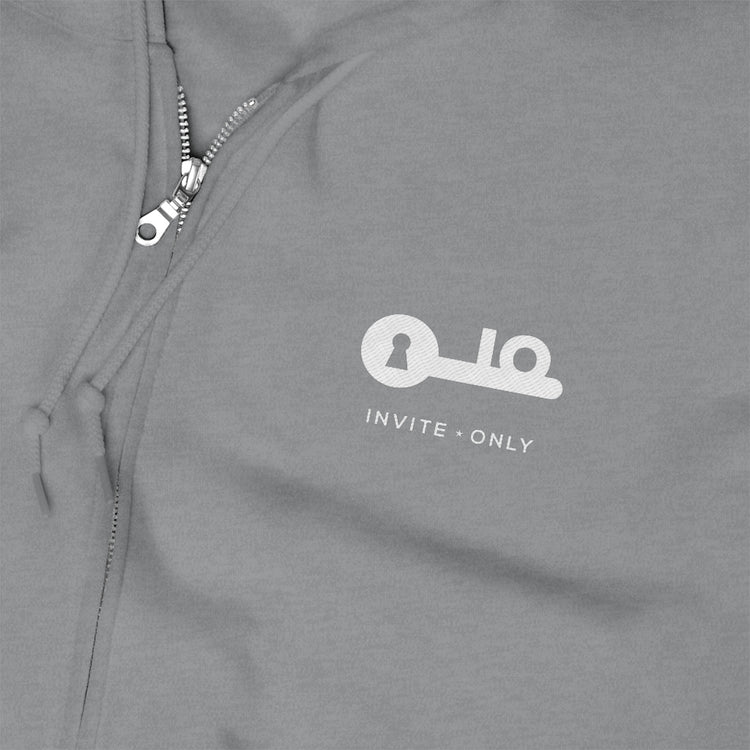 Invite Only - Unisex Zip Up Hoodie