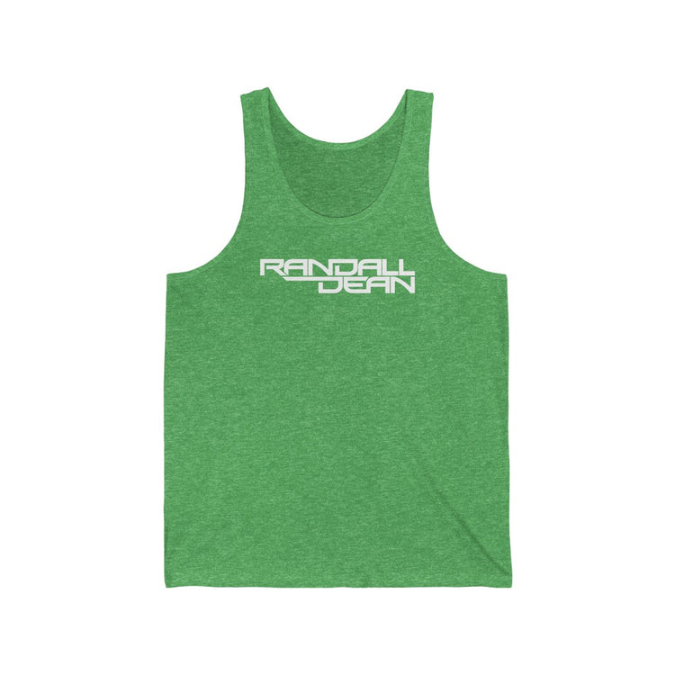 Randall Dean White Print - Unisex Jersey Tank Unisex Jersey Tank