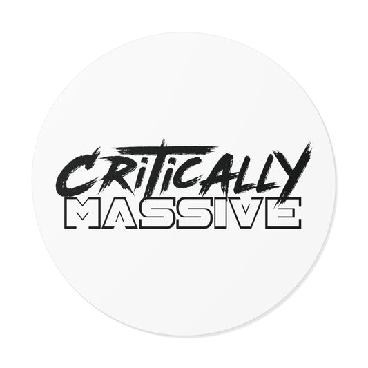 Critically Massive - Round Vinyl Stickers