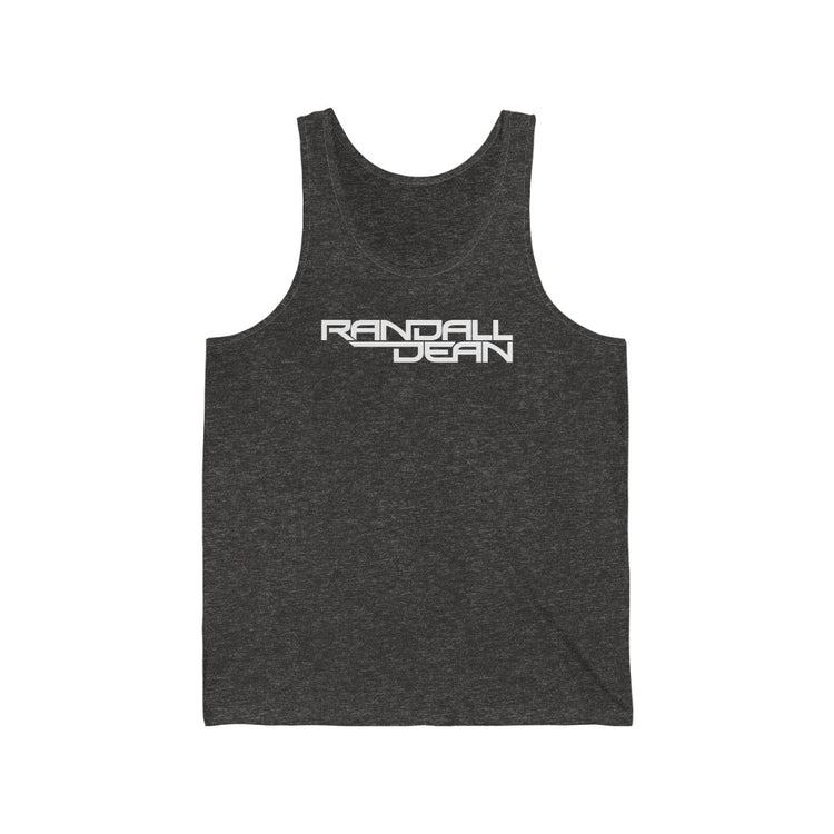 Randall Dean White Print - Unisex Jersey Tank Unisex Jersey Tank