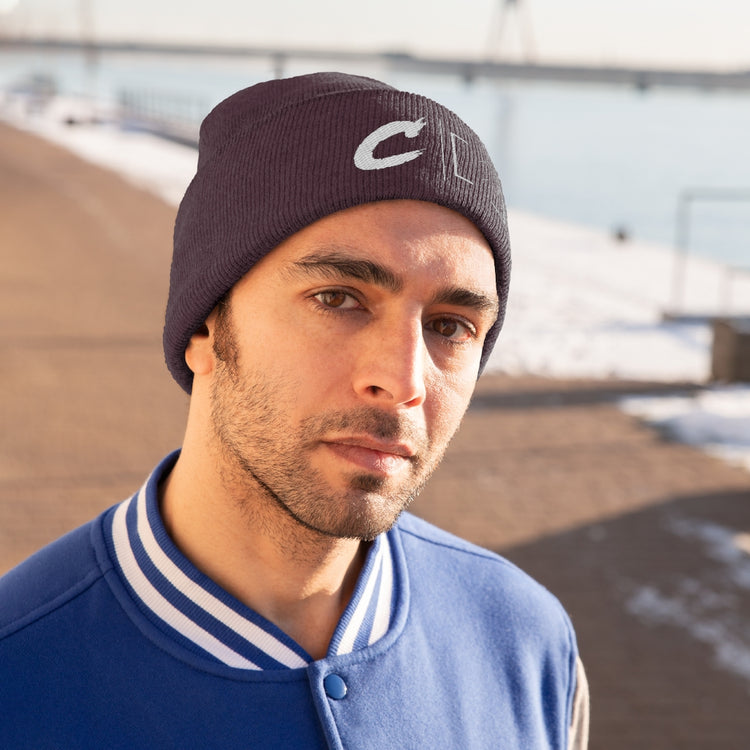 Critically Massive "CM" - Knit Beanie