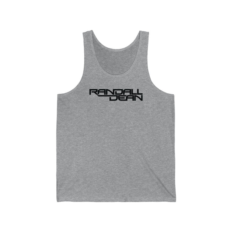 Randall Dean Black Print - Unisex Jersey Tank