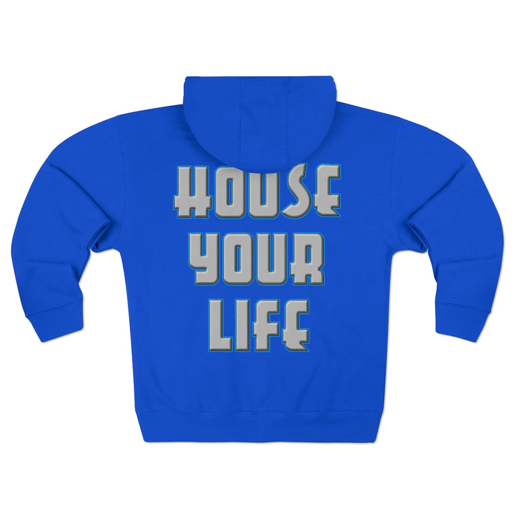 Critically Massive - House Your Life - Premium 2-Sided Full Zip Hoodie