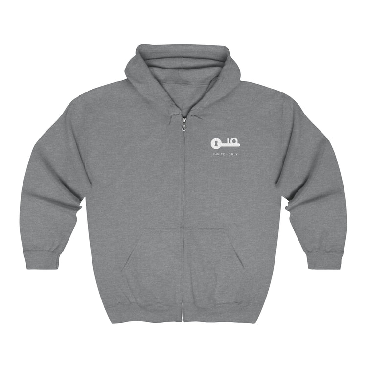 Invite Only - Unisex Zip Up Hoodie