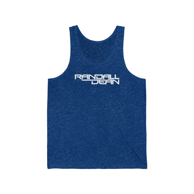 Randall Dean White Print - Unisex Jersey Tank Unisex Jersey Tank