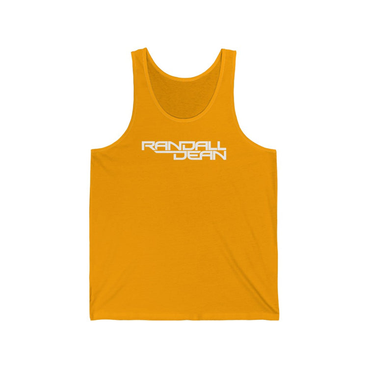 Randall Dean White Print - Unisex Jersey Tank Unisex Jersey Tank