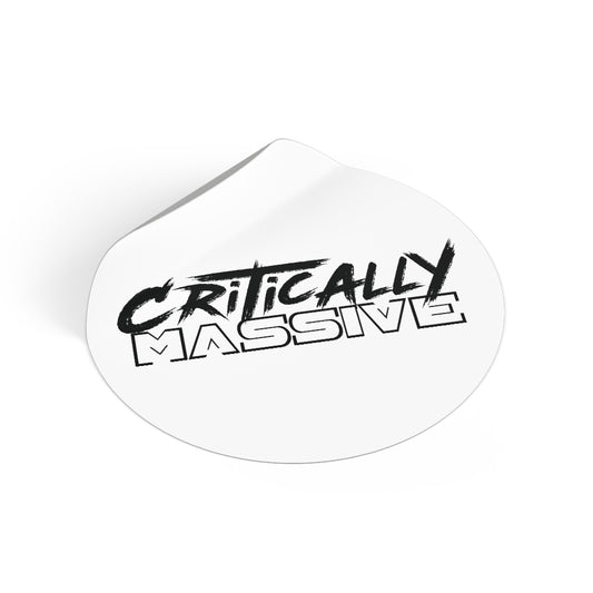 Critically Massive - Round Vinyl Stickers