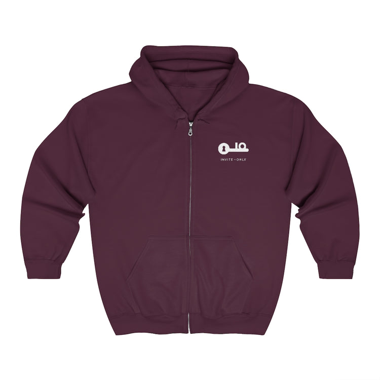 Invite Only - Unisex Zip Up Hoodie