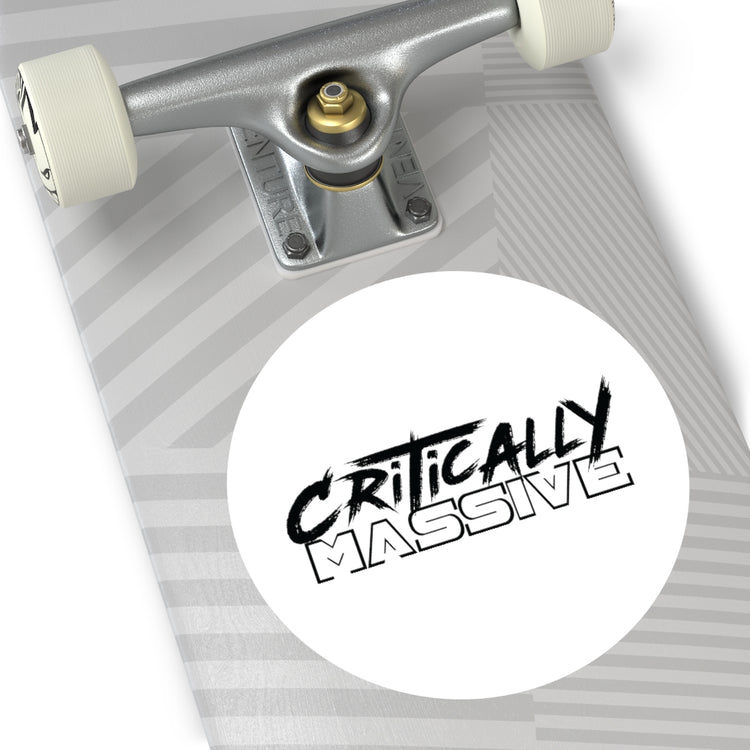 Critically Massive - Round Vinyl Stickers