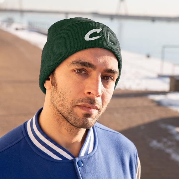 Critically Massive "CM" - Knit Beanie