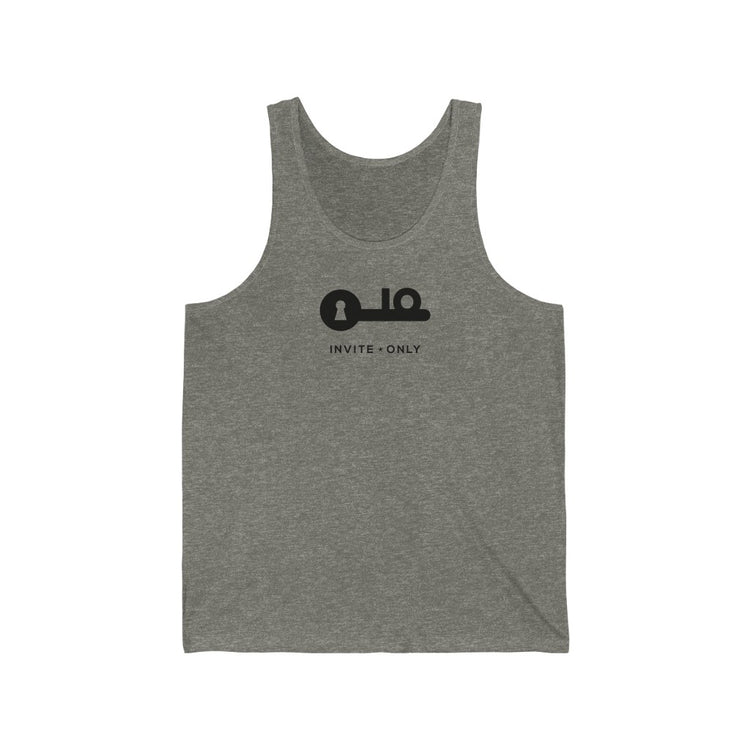 Invite Only Black Print - Unisex Jersey Tank